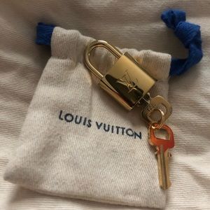 Louis Vuitton lock and key